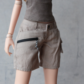 “PROTOTYPE” MOBILITY TREKKING SHORTS(MOCHA BEIGE）② - Image 4