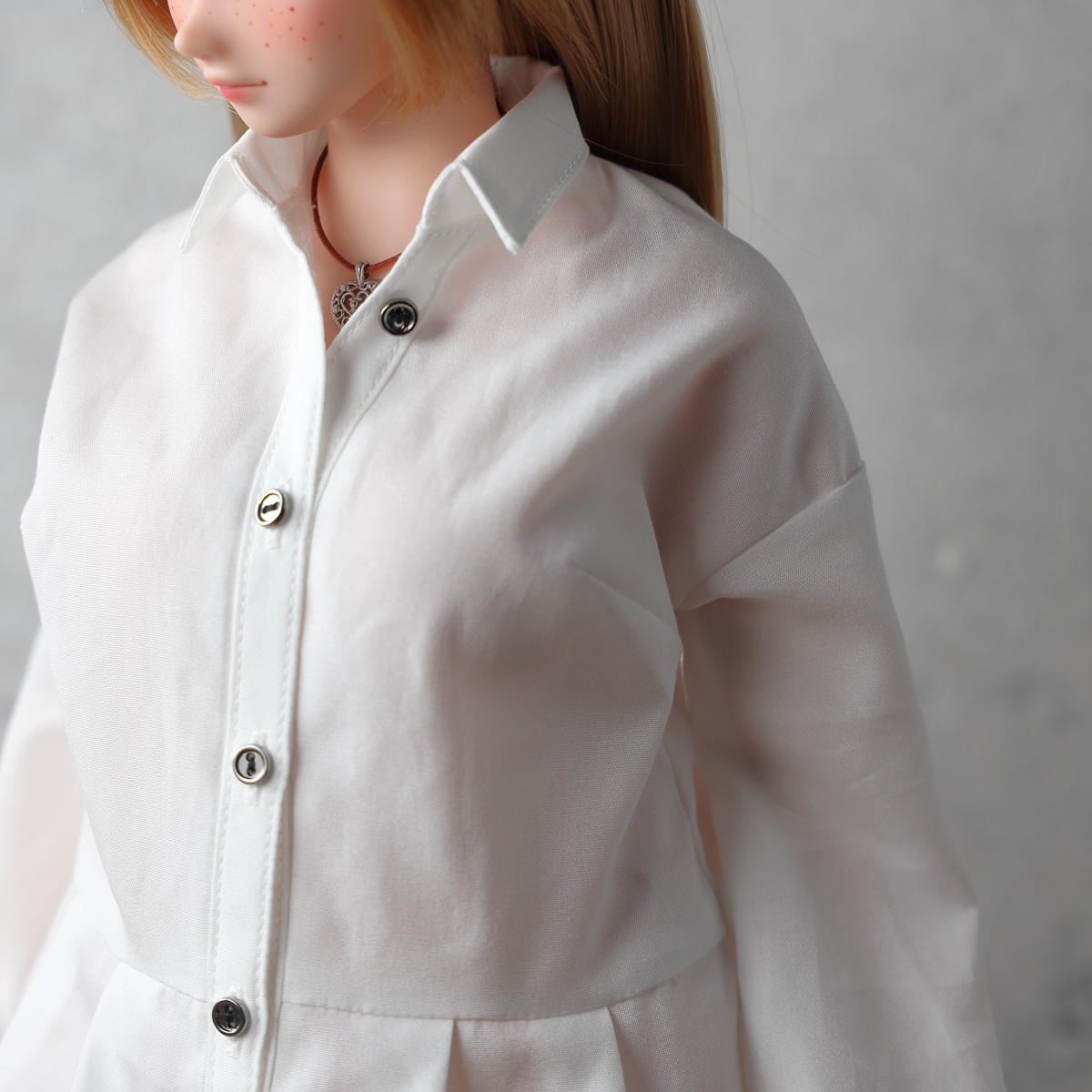 Two Moods - For Pear Body (White Shirts Dress)