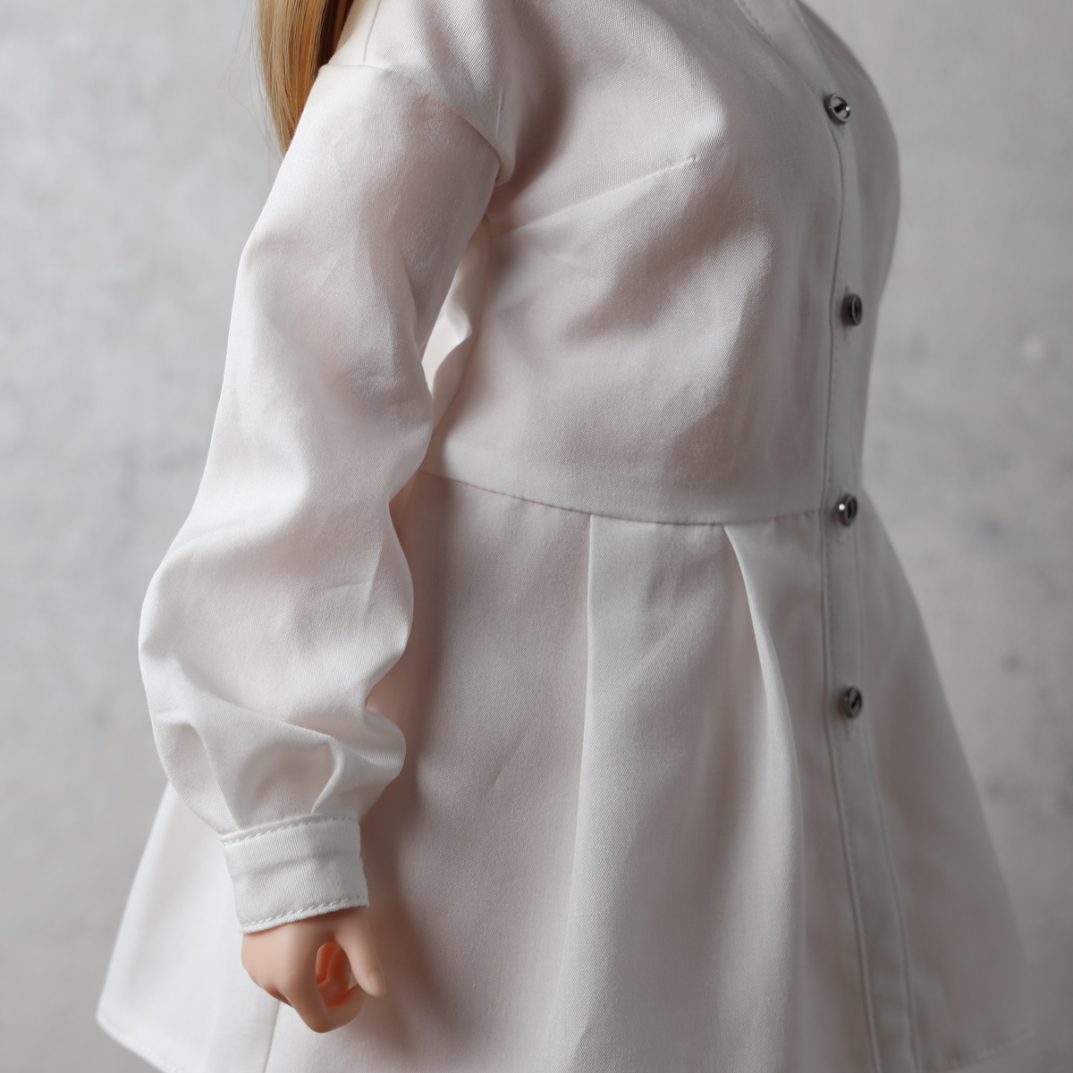 Two Moods - For Pear Body (White Shirts Dress)