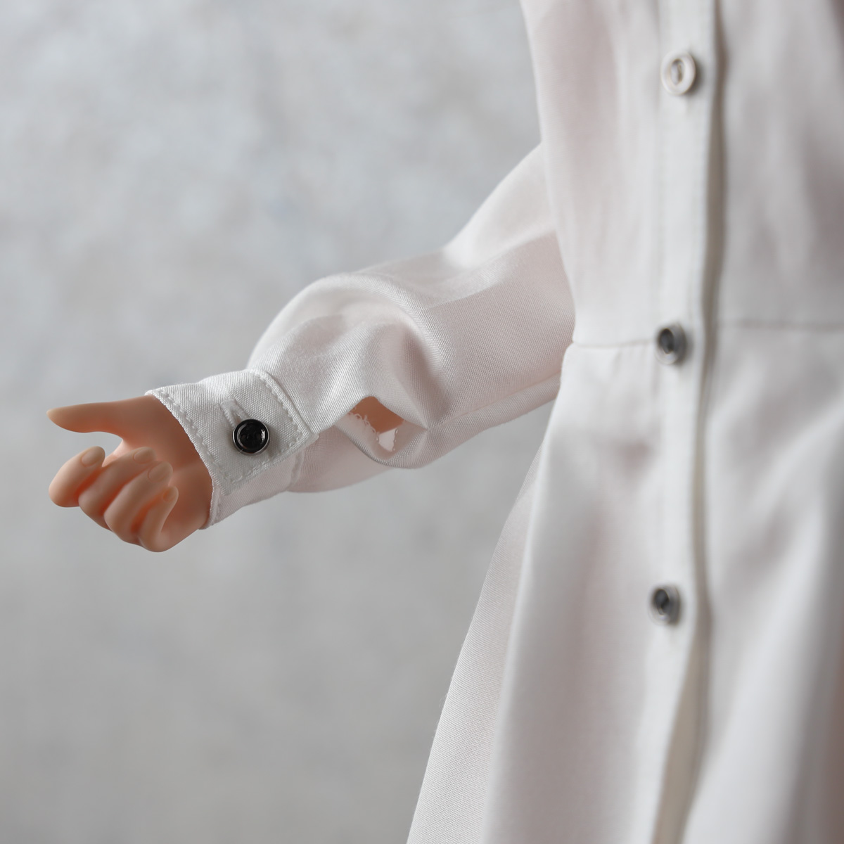 Two Moods - For Pear Body (White Shirts Dress)