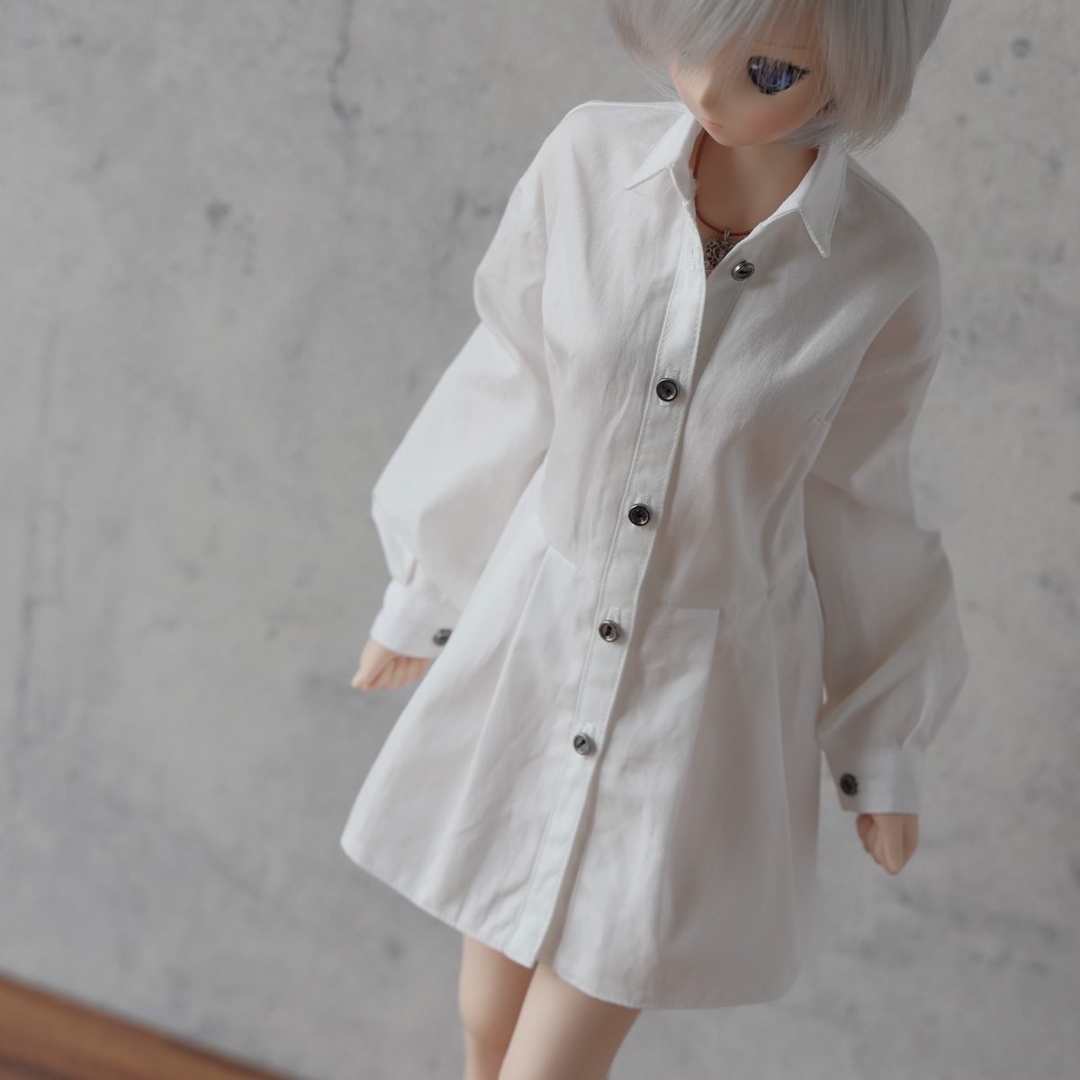 Two Moods (White Shirs Dress)